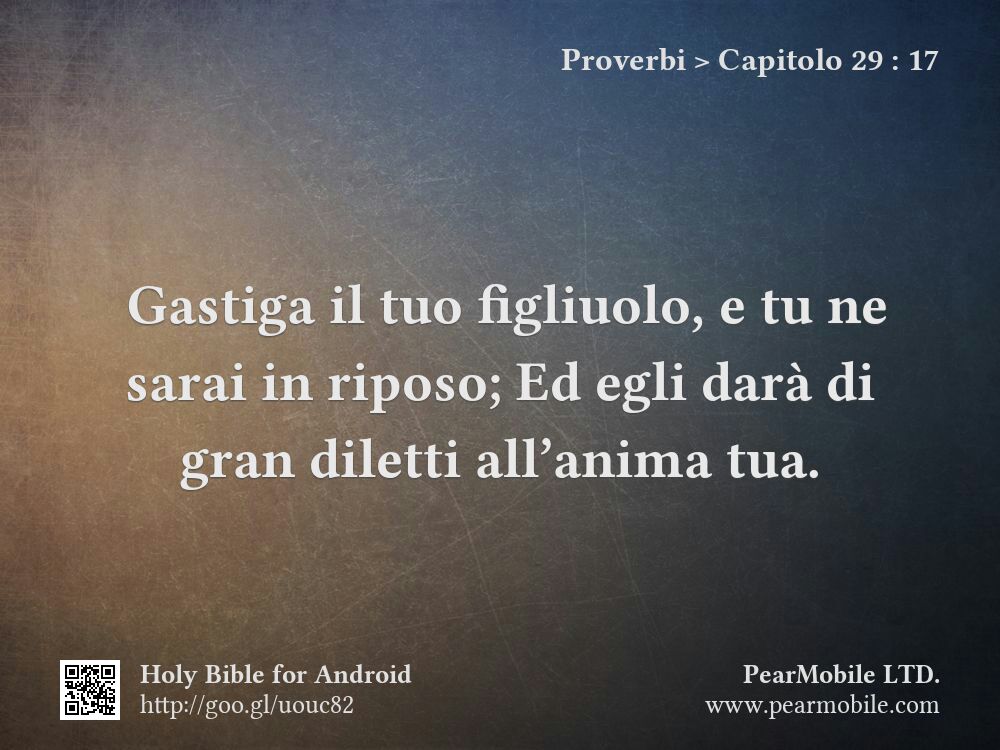 Proverbi, Capitolo 29:17